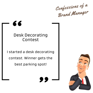 Read more about the article Creative Spaces: Desk Decorating Contest for the Coveted Parking Spot